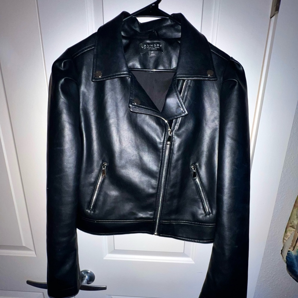 LAUNDRY MOTO JACKET pleather:)